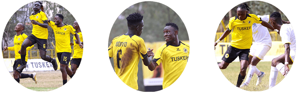 Soccer players from Tusker FC. 